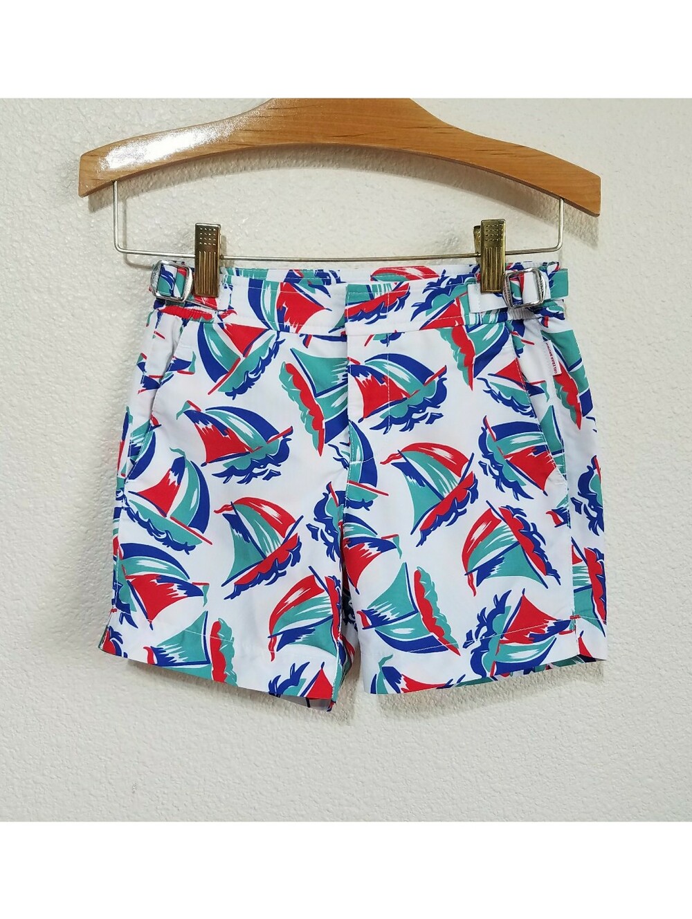 Orlebar Brown Kid's Swim Trunks w/Bag